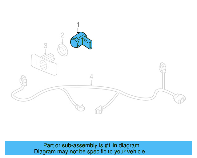 Park Sensor 5C6919275B - View 3
