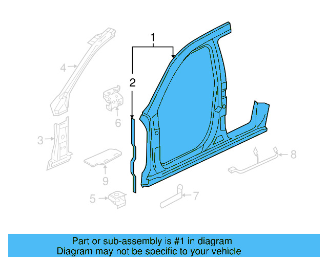 Aperture Panel 7L6-809-836-A - View 3