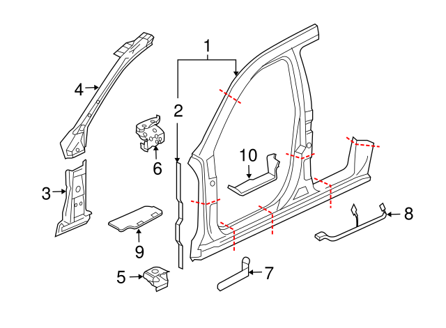 Aperture Panel Strip 7L6-809-574-A