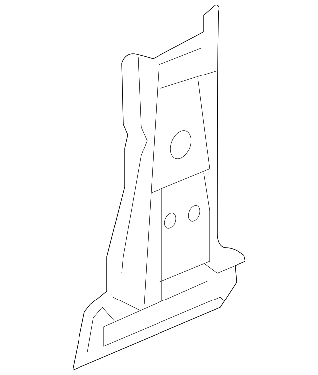 Hinge Pillar Reinforced 7L0-809-204-A