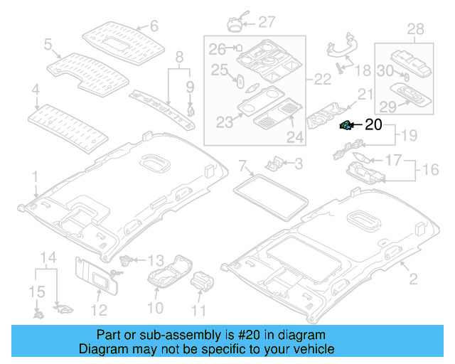 Mount Bracket Clip 5N0-867-633-A - View 52