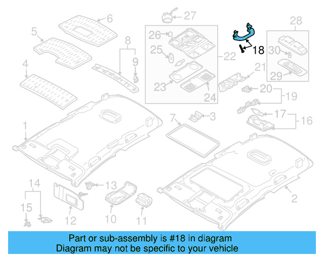 Grip Handle 1K0-857-607-M-82V - View 30