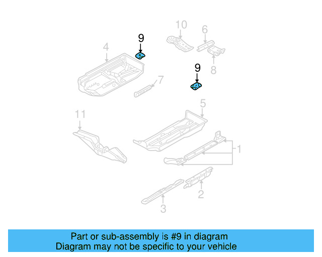Seat Belt Reinforced 443-803-377-D - View 9