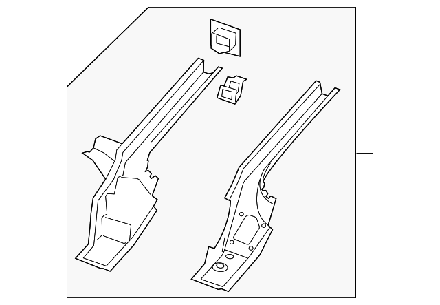 Rear Rail Assembly 5N0-803-501 - View 2