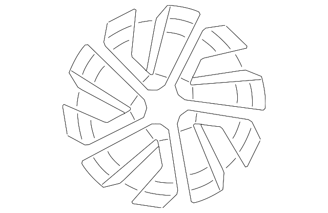 Wheel 3G8-601-025-F-FZZ - View 2