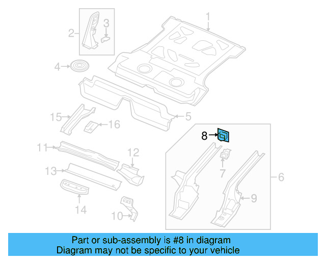 Rail End 5N0-804-474 - View 3