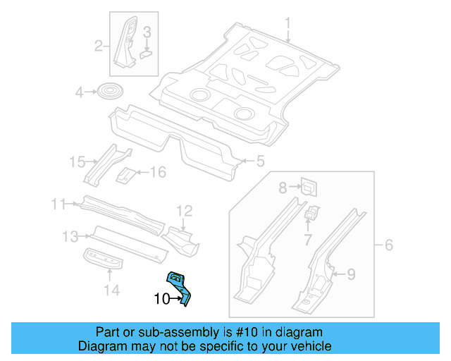 Rail Reinforced 5N0-802-956 - View 3