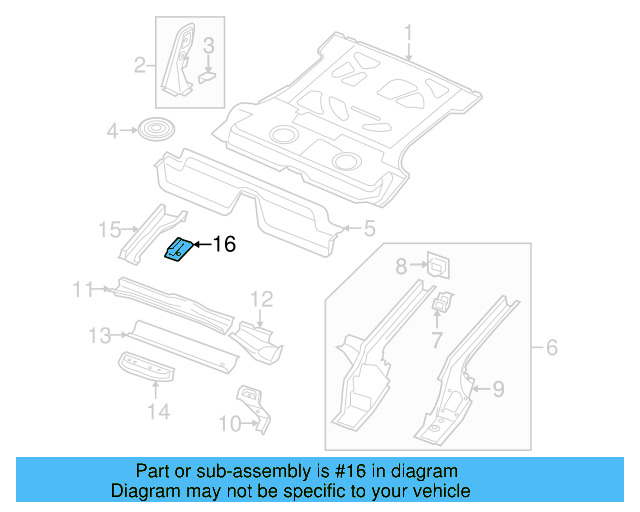 Retainer 5N0-803-274 - View 5