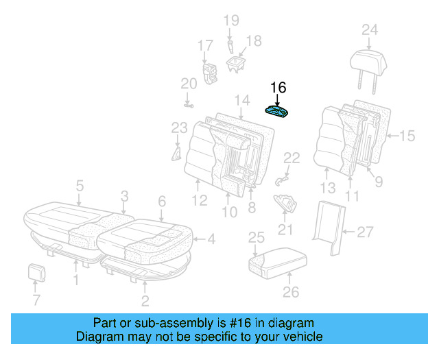 Retainer 3C9-885-557-Q70 - View 5