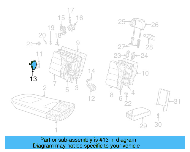 Headrest Guide 1J0-881-920-F-U71 - View 46