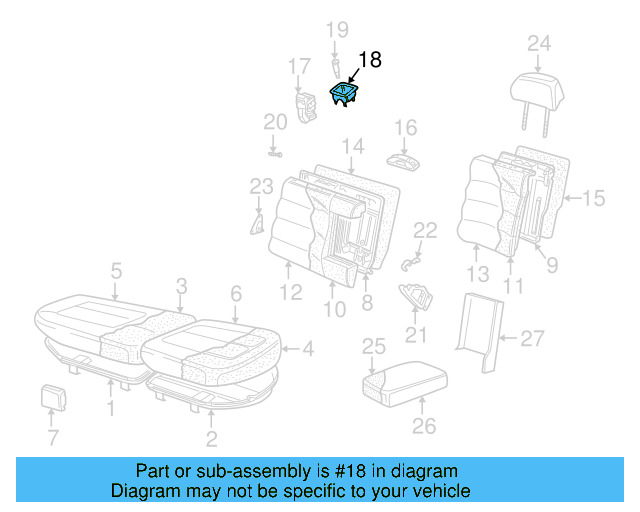 Lock Bezel 3B5-885-747-B-Q70 - View 3