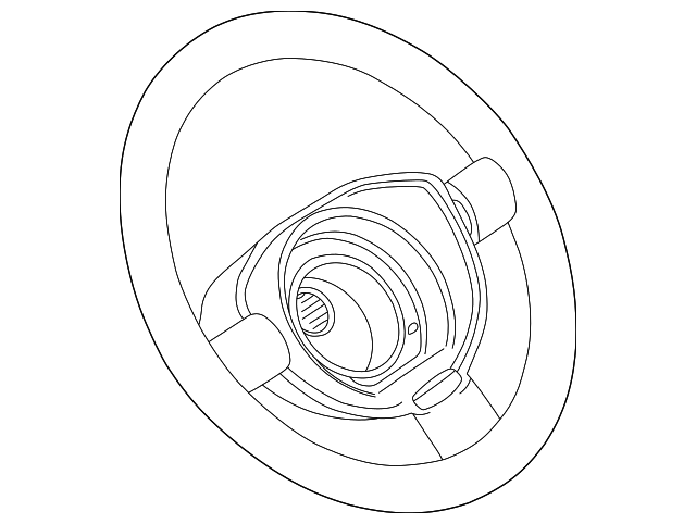 Steering Wheel 1C0-419-091-CB-E74 - View 2