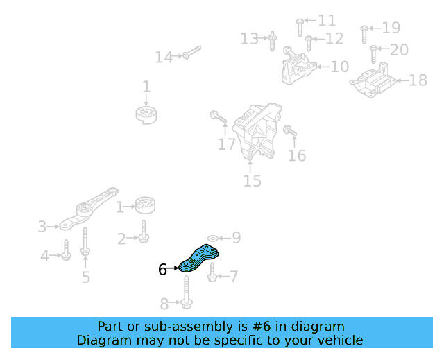 Side Support 5Q0-199-518-E - View 13