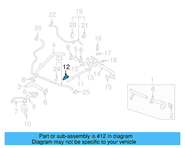 Feed Line Gasket 077-121-091-A - View 4