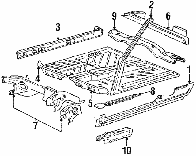 Outer Hinge Pillar 155-809-840-B