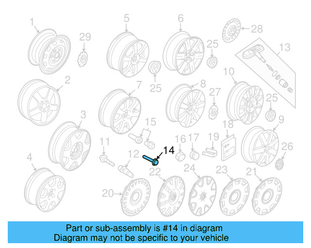 Wheel Bolt WHT-002-437 - View 25