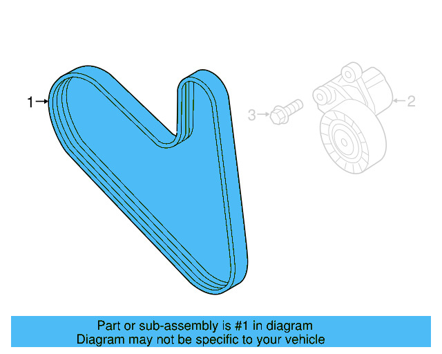 Serpentine Belt 04E-145-933-AG - View 22