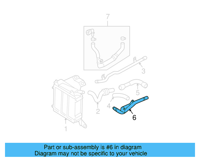 Water Pipe 021-121-050-E - View 7