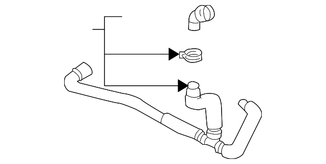 HVAC Heater Hose 1J0-122-073-BR - View 2