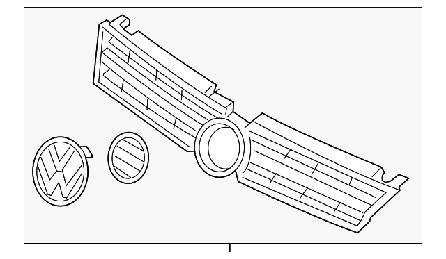 Grille 7P6-853-651-J-ZLL - View 5