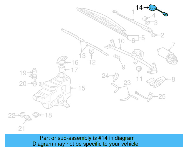 Rain Sensor 1J0-971-411-A - View 8