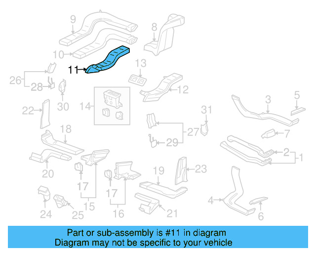 Outlet Assembly 7L0-819-354-B