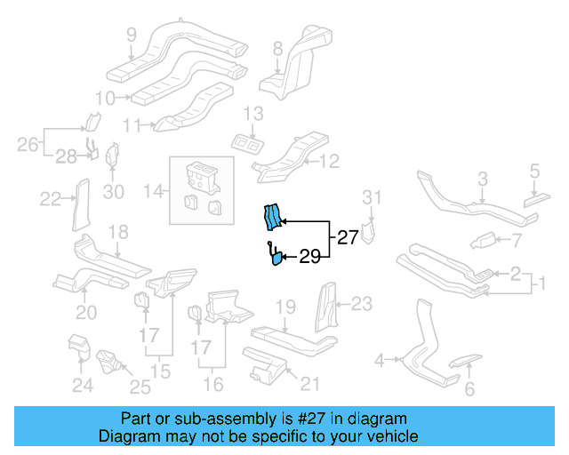 Air Deflector 7L6-819-209-B-92Y
