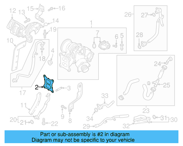 Exhaust Manifold Gasket 06L-253-039 - View 14