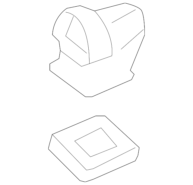 Lower Duct 7L0-819-348-A - View 2