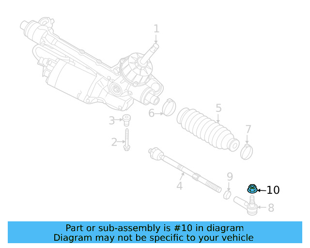 Outer Tie Rod Lock Nut WHT-005-538 - View 25