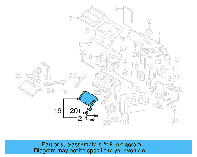 Heater Core 7L0-819-032-A - View 14