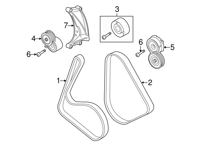 Belt Tensioner Bolt N-911-894-01