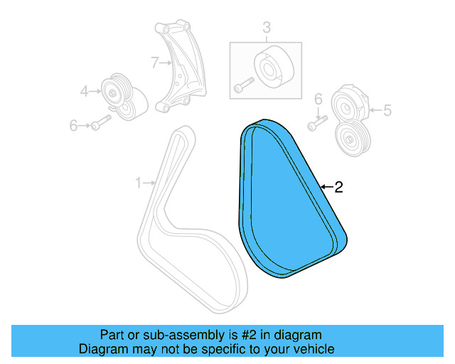 Drive Belt 06E-903-137-S - View 6