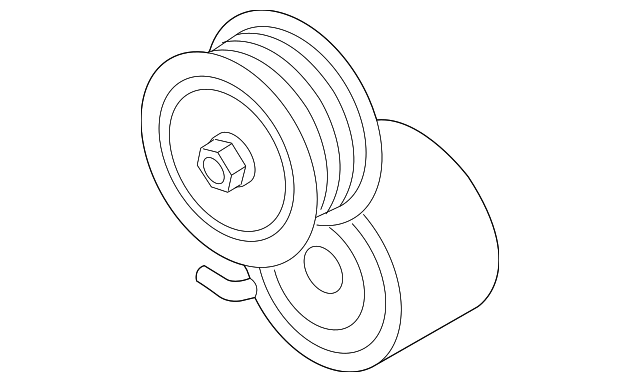Belt Tensioner 06E-903-133-AB - View 2