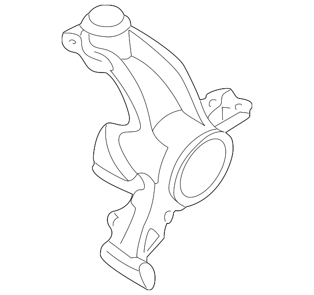 Steering Knuckle 1K0-407-256-AA - View 3