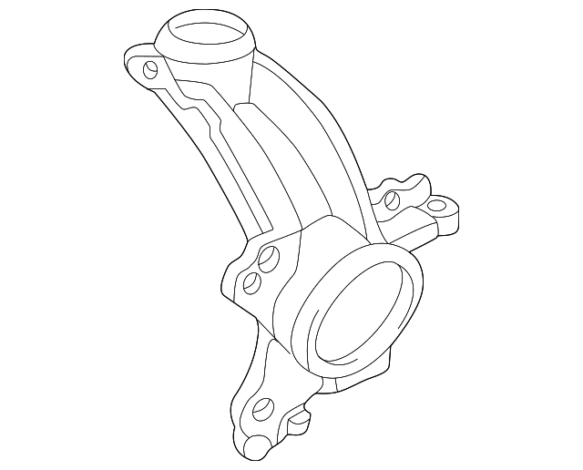 Steering Knuckle 1J0-407-255-AG - View 6