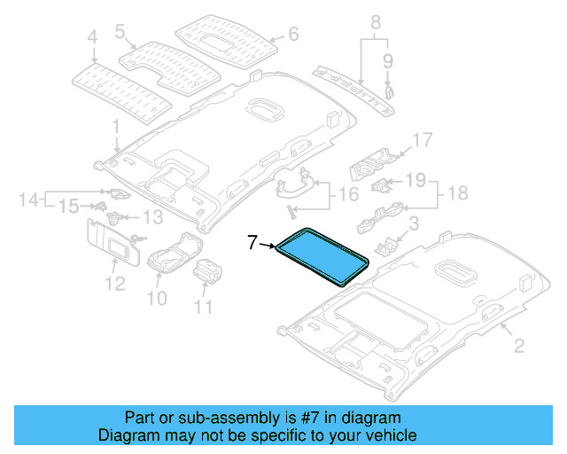 Frame Trim 1K0-867-525 - View 6