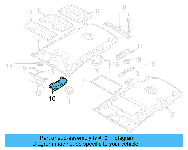 Lamp Housing 1K0-867-489-E-82V - View 4