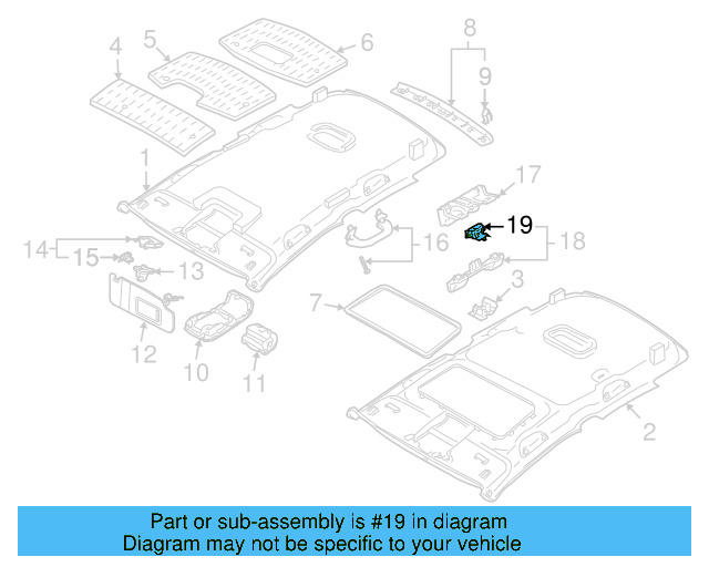 Mount Bracket Clip 5N0-867-633-A - View 9