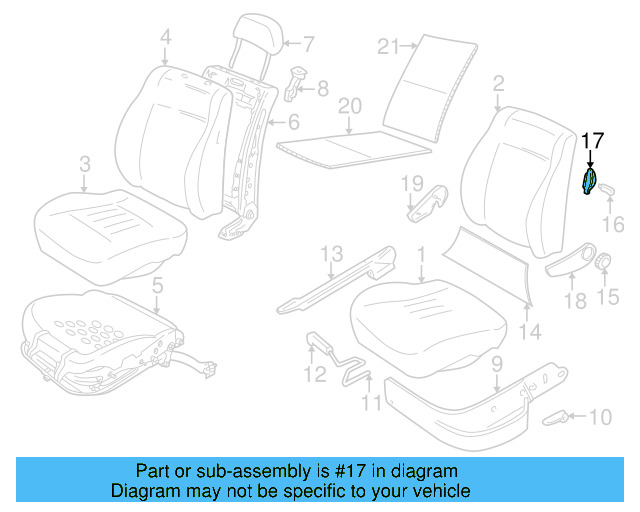 Release Lever Bezel 1J3-881-607-B-Q70