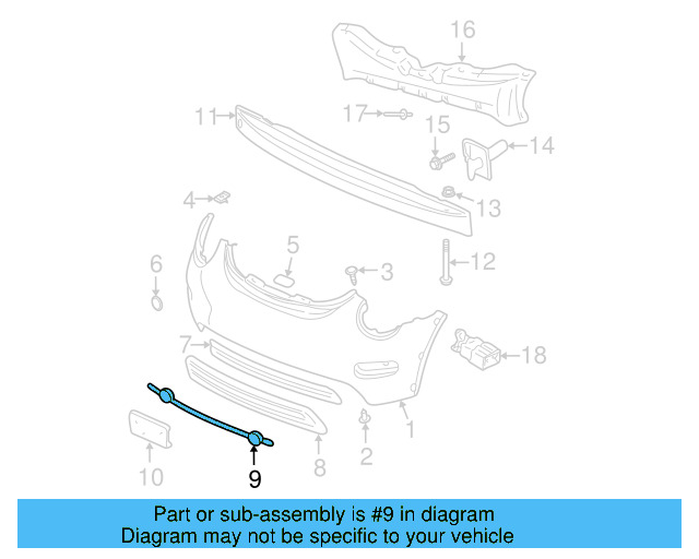 Coupling (Unpainted) 1c0807341gru - View 3