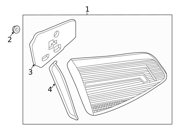 Backup Lamp Assembly Nut N-100-173-04 - View 47