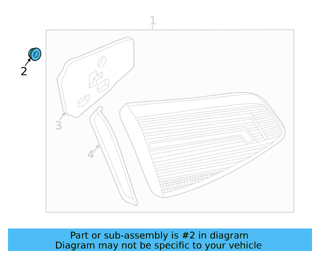 Backup Lamp Assembly Nut N-100-173-04 - View 48