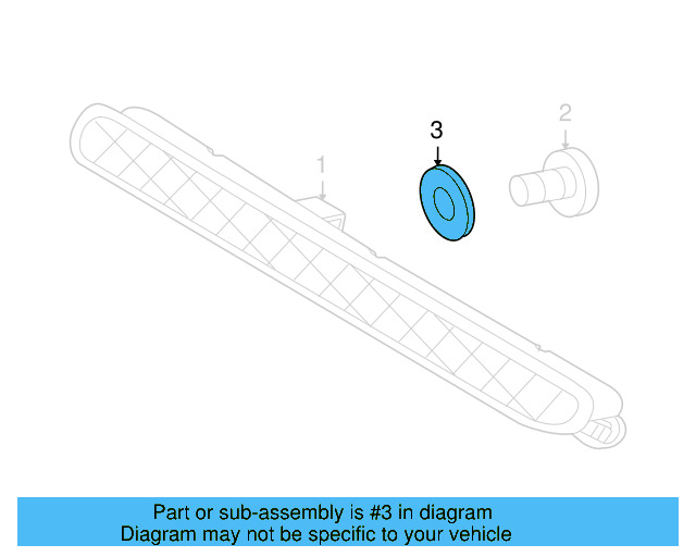 High Mount Lamp Washer N-011-522-21 - View 9
