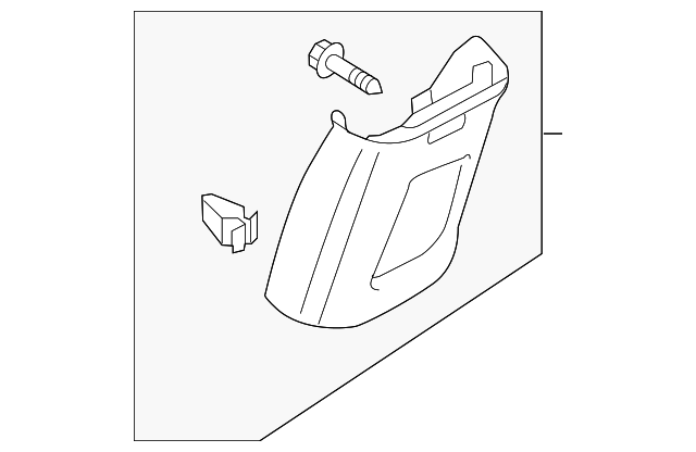 Lower Center Pillar Trim 561-867-292-B-ZA2