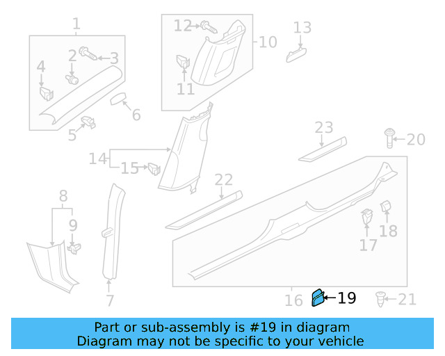 Scuff Plate Clamp N-912-110-01 - View 4