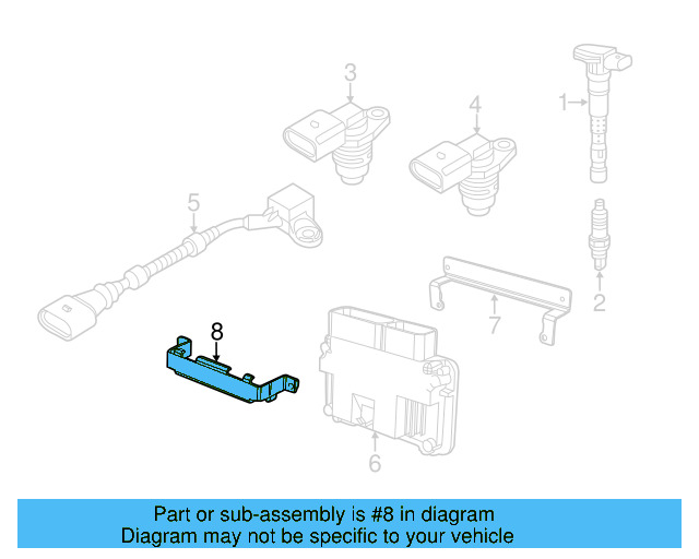 Mount Bracket 5K0-906-507 - View 27