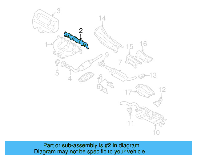 Manifold Gasket 058-253-039-L - View 21