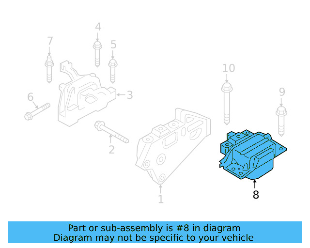 Trans Mount 3QF-199-555-C - View 4