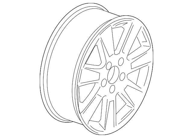 Wheel, Alloy 3C0-601-025-F-8Z8